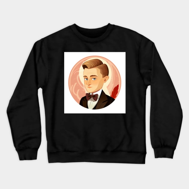 F. Scott Fitzgerald Crewneck Sweatshirt by ComicsFactory